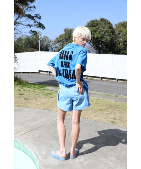 I HAVE NO IDEA TEE【WCJ-TC-145BLU】