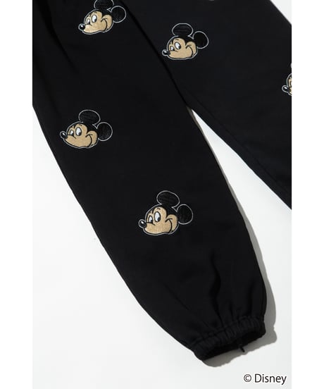 Disney / EMBROIDERY SWEAT PANTS(ミッキー)【WCJ-TD-045BLK01】