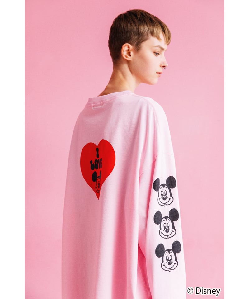 Disney / I LOVE LS TEE【WCJ-TD-049PNK】※3月下旬発売予定