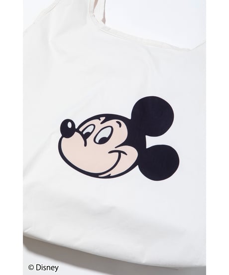 【撥水】Disney / 膨張エコバッグ(ミッキー)【WCJ-TD-037IVO01】