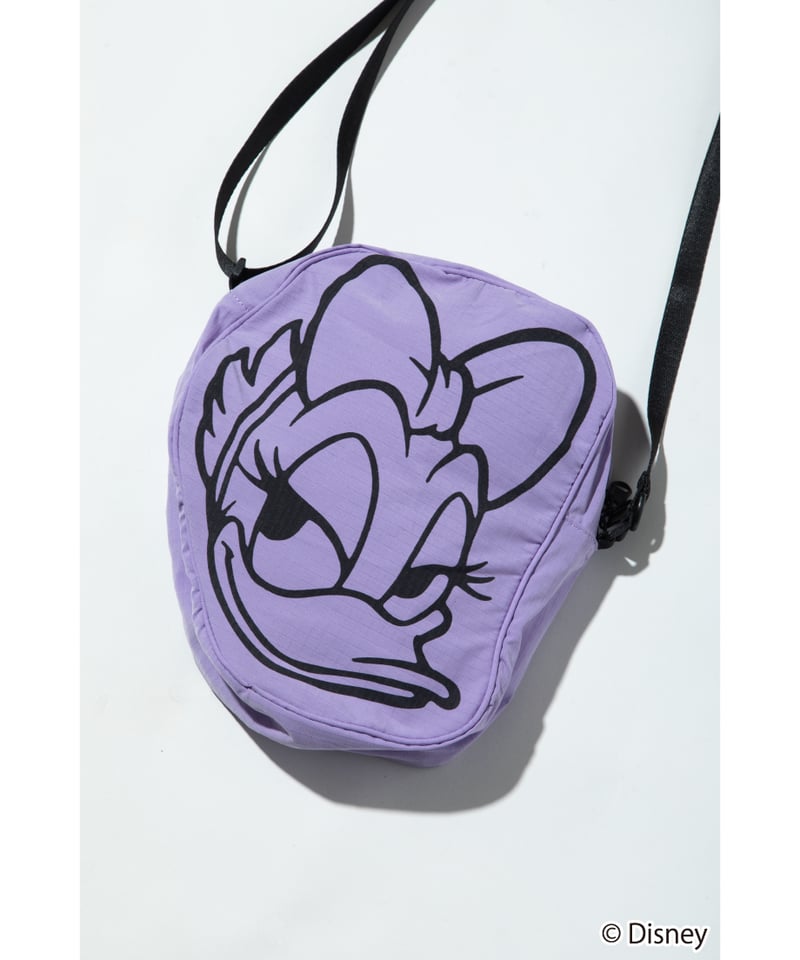 本日限定！即発送！即完！wcj デイジー　ポーチ Disney / FACE DESIGN SHOULDER BAG（S）(デイジー)【WCJ-