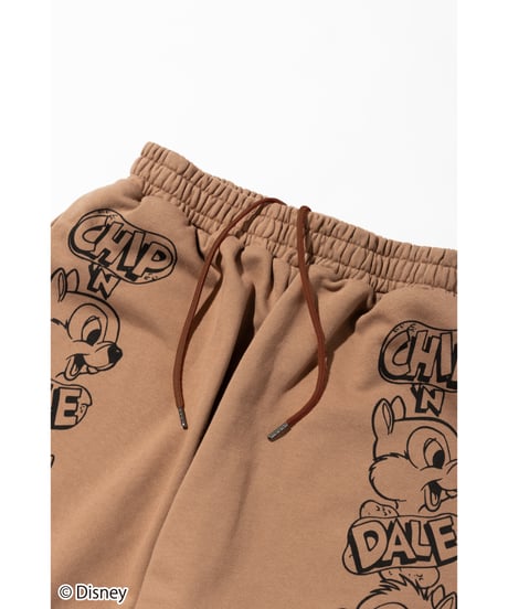 Disney / SWEAT PANTS(チップ＆デール)【WCJ-TD-053BRN08】※6月5日以降順次発送予定