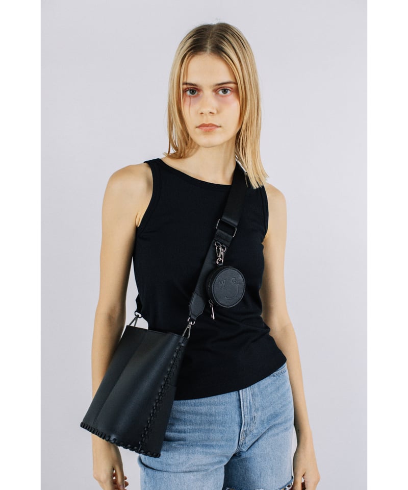 かがりステッチショルダーバッグ【WCJ-MT-149BK】 | WCJ OFFICIAL WE 