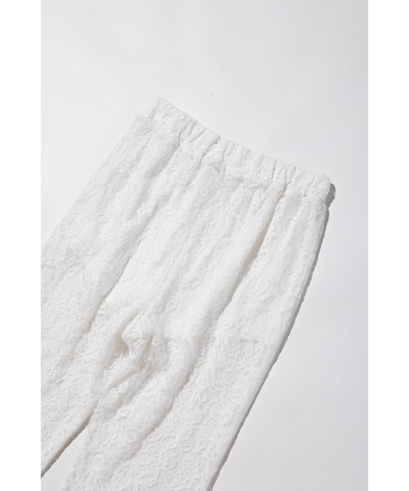 レースフレアパンツ【WCJ-PP-100WHT】 | WCJ OFFICIAL WEB STORE