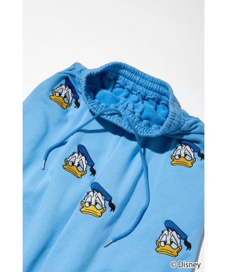 Disney / EMBROIDERY SWEAT PANTS(ドナルド)【WCJ-TD-045BLU03】