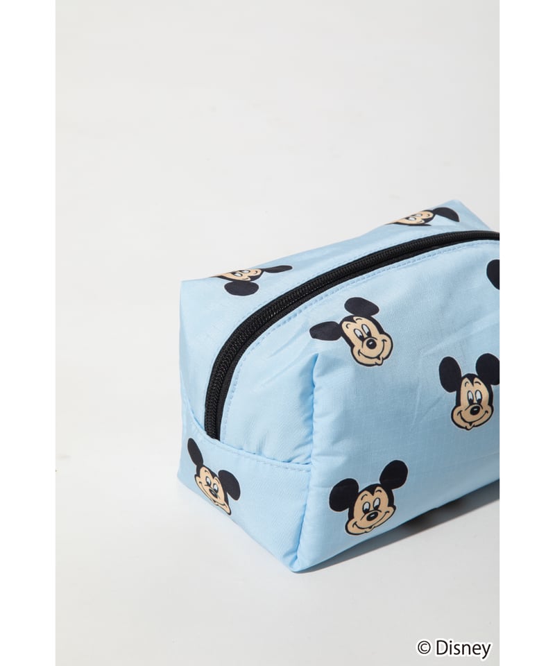 WCJ PVC トートバッグ　ブラック　黒　ミッキー　ポーチ　サックス　セット Disney / FACE DESIGN TOTE BAG(ミッキー)【WCJ-GC-055R