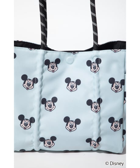 【撥水】Disney / REVERSIBLE TOTE BAG(ミッキー)【WCJ-TD-012BLK-SAX01】