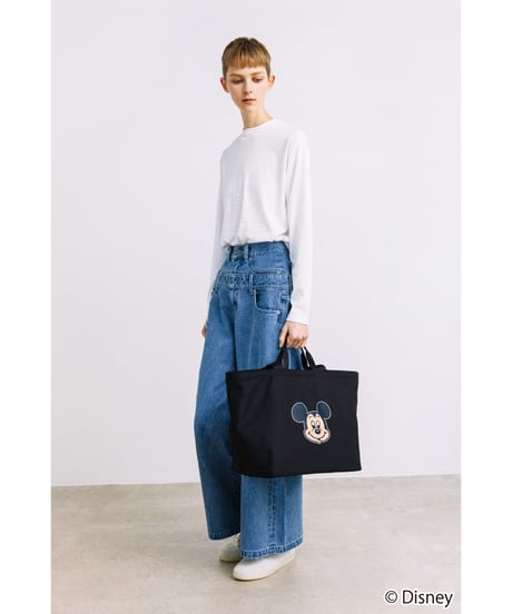 【撥水】Disney / TOTE BAG(ミッキー)【WCJ-TD-007BLK01】