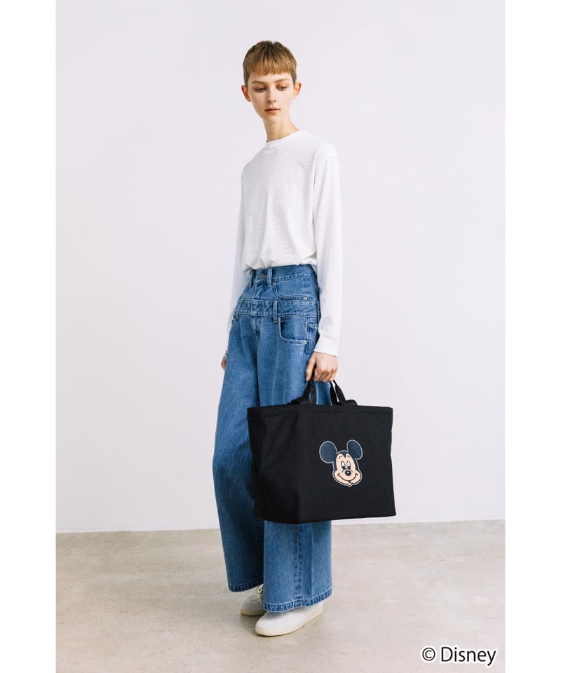 撥水】Disney / TOTE BAG(ミッキー)【WCJ-TD-007BLK01】 |