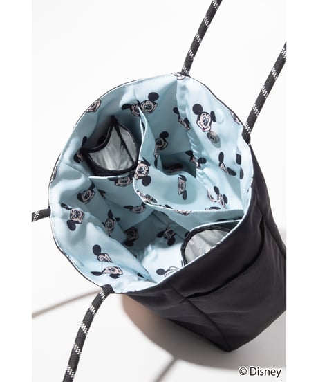 【撥水】Disney / REVERSIBLE TOTE BAG(ミッキー)【WCJ-TD-012BLK-SAX01】
