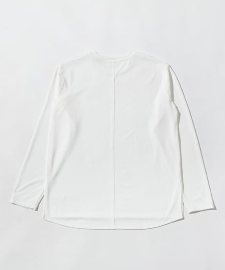 【速乾】【防シワ】オーバーサイズアウトシームカットソー【WCJ-PP-122WHT】