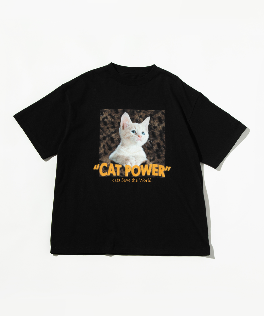 WCJ　CAT POWER SS TEE 【佐久間大介さん着用】