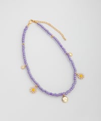 チャーム付きビーズネックレス【WCJ-GB-021CGD】 | WCJ OFFICIAL WE