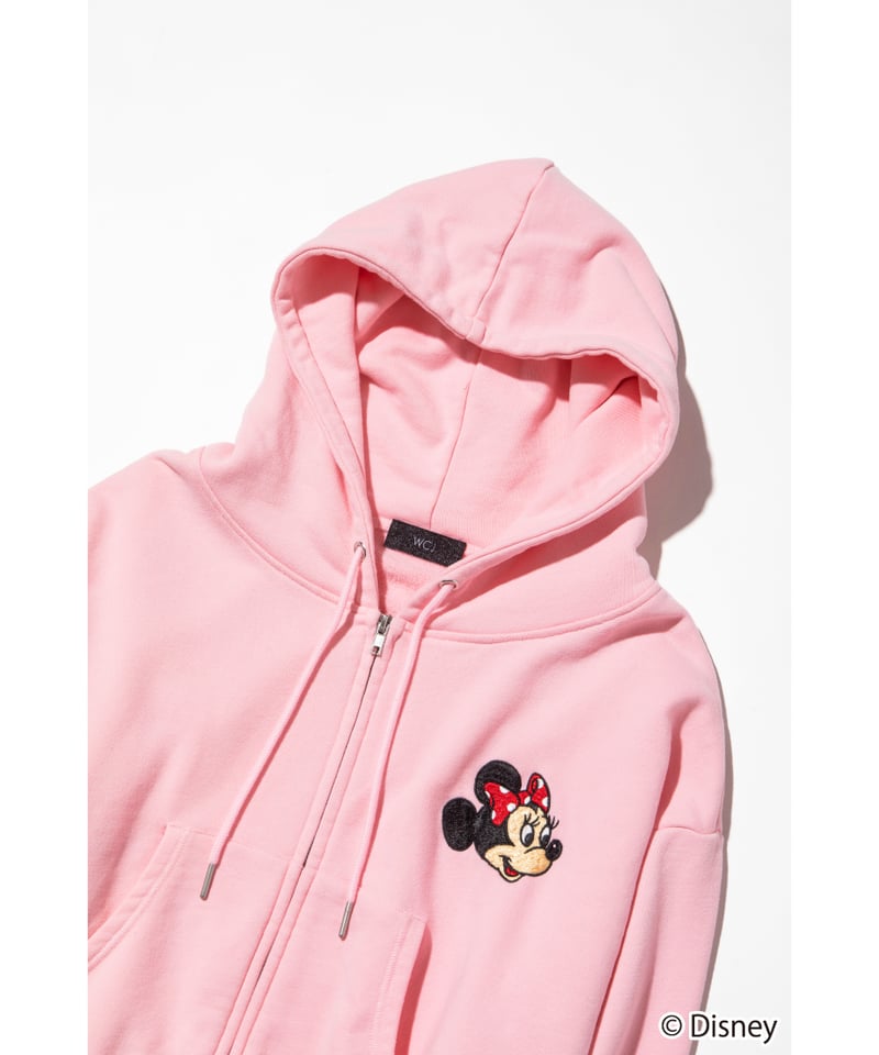 Disney / EMBROIDERY ZIP HOODIE(ミニー)【WCJ-TD-044L