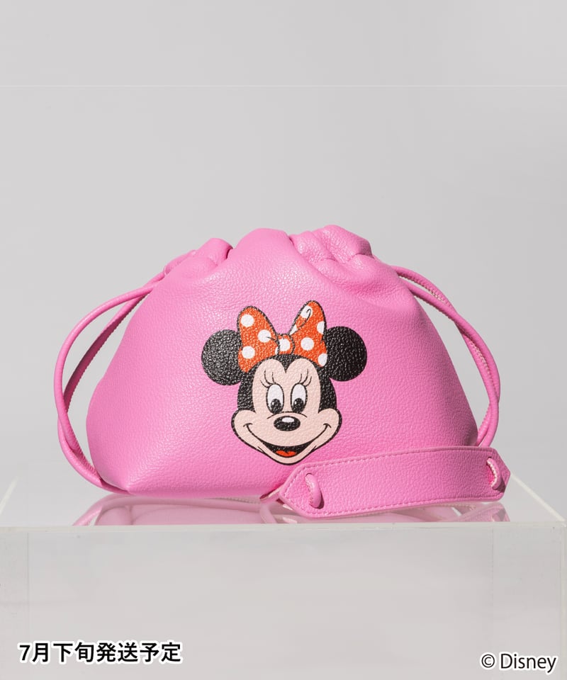 Disney / DRAWSTRING BAG(ミニー)【WCJ-TD-052PNK02】※7