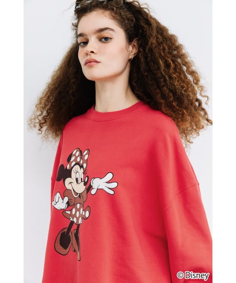Disney / BIG SWEAT TOP(ミニー)【WCJ-NA-041RED02】