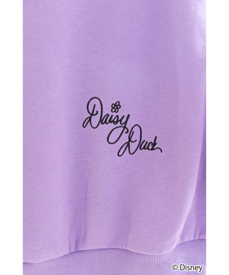 Disney / EMBROIDERY ZIP HOODIE(デイジー)【WCJ-TD-044PUR04】