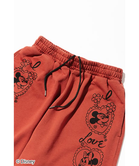 Disney / SWEAT PANTS(ミッキー&ミニー)【WCJ-TD-053RED26】