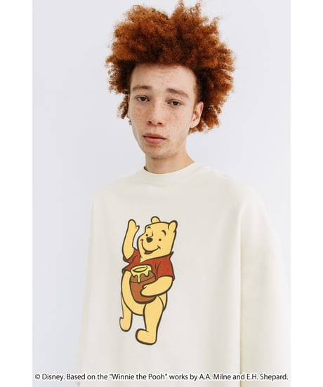 Disney / BIG SWEAT TOP(プーさん)【WCJ-NA-041IVO09】