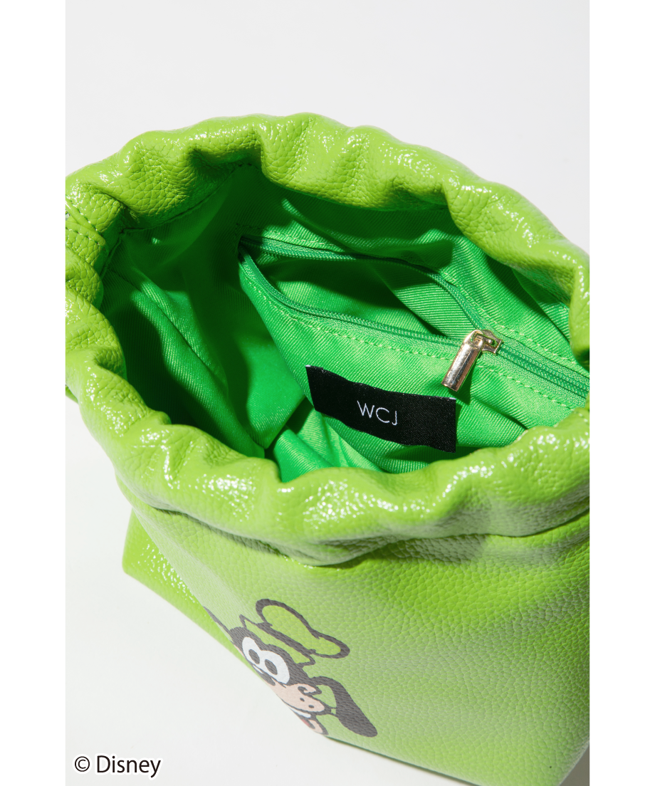 coco　WCJ DRAWSTRING BAG ディズニー　グーフィー Disney / DRAWSTRING BAG(グーフィー)【WCJ-QU-115GRN06】