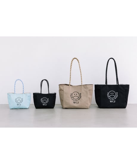 【撥水】リバーシブルトートバッグ【WCJ-TB-014BLK-GRY】