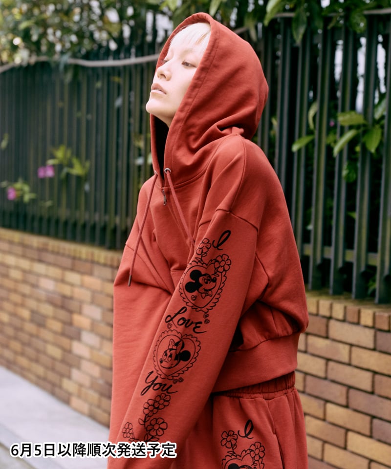 Disney / SWEAT ZIP HOODIE(ミッキー&ミニー)【WCJ-TD-062R