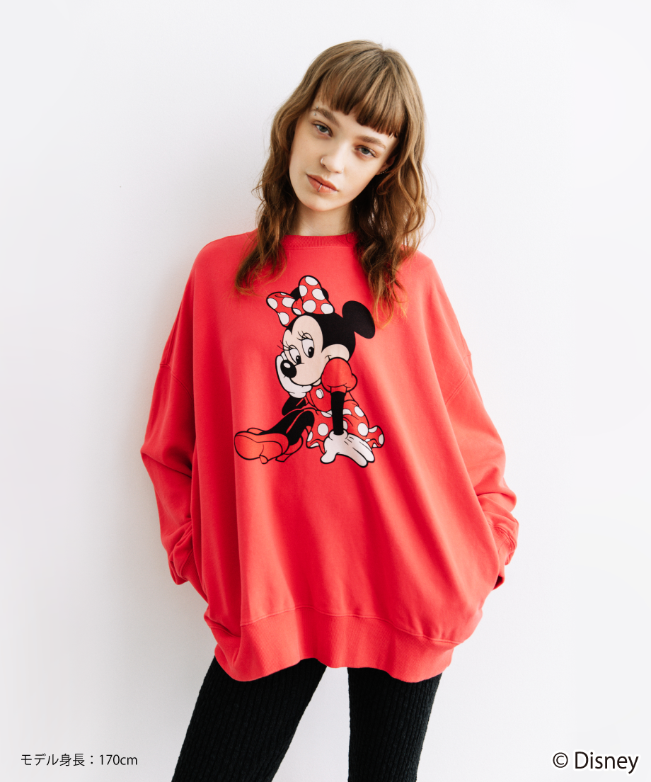 Disney / MINNIE SWEAT TOP【WCJ-TD-021IVO】 Disney / MINNIE SWEAT TOP【WCJ-TD-021RED】 | WCJ