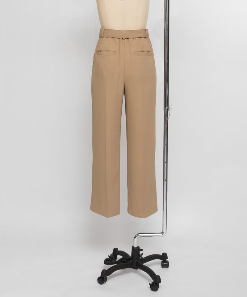 ベルト付きワイドセンタープレスパンツ【WCJ-TA-002BEG】 | WCJ ベルト付きワイドセンタープレスパンツ【WCJ-TA-002BEG】 | WCJ