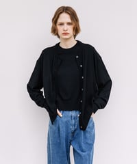 ドッキングカーディガン【WCJ-MK-028BLK-BLK】