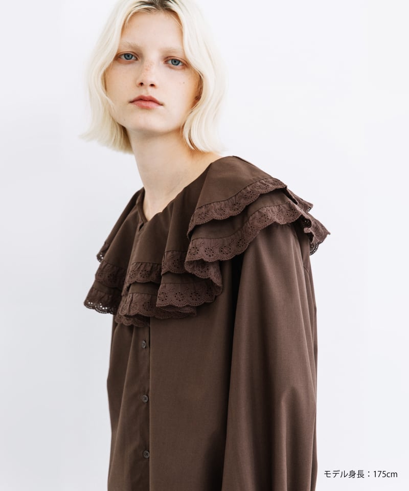 レースブラウス【WCJ-PP-121BRN】 | WCJ OFFICIAL WEB STORE