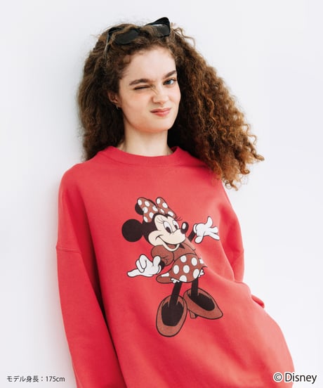 Disney / BIG SWEAT TOP(ミニー)【WCJ-NA-041RED02】