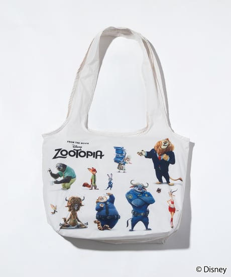 【撥水】Disney / Zootopia 膨張エコバッグ【WCJ-TD-043IVO】