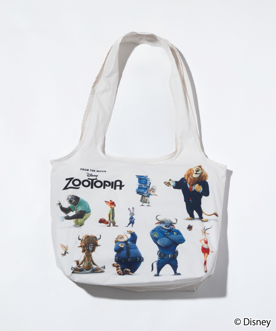 撥水】Disney / Zootopia 膨張エコバッグ【WCJ-TD-043IVO】 |