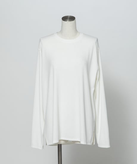 【速乾】【防シワ】オーバーサイズアウトシームカットソー【WCJ-PP-122WHT】