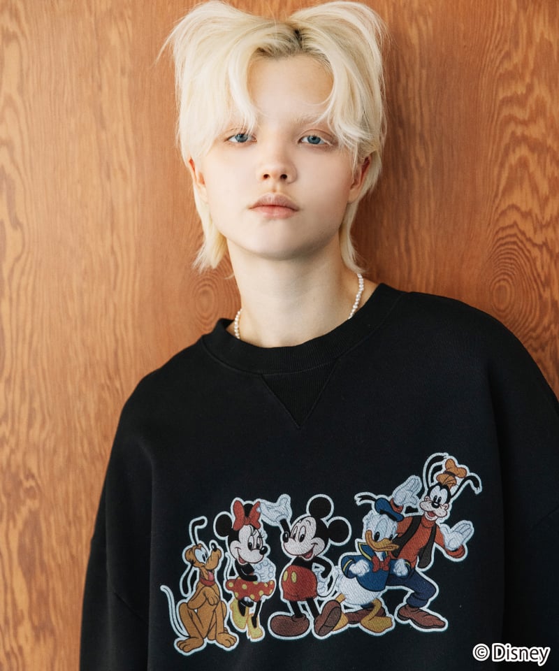 Disney / MICKEY AND FRIENDS SWEAT TOP【WCJ-TD-02