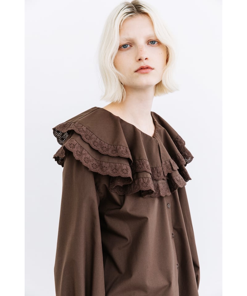 レースブラウス【WCJ-PP-121BRN】 | WCJ OFFICIAL WEB STORE