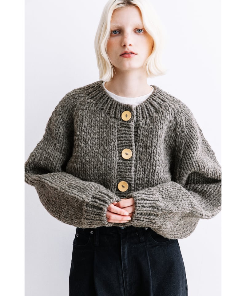 ハンドニットカーディガン【WCJ-NA-001GRY】 | WCJ OFFICIAL WEB