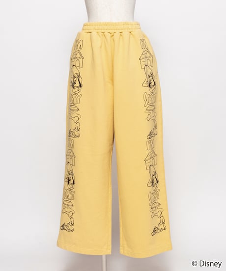 Disney / SWEAT PANTS(プルート)【WCJ-TD-053YEL07】※6月5日以降順次発送予定