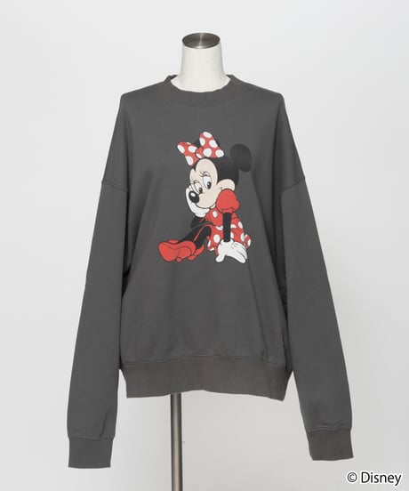Disney / MINNIE SWEAT TOP【WCJ-TD-021DGY】