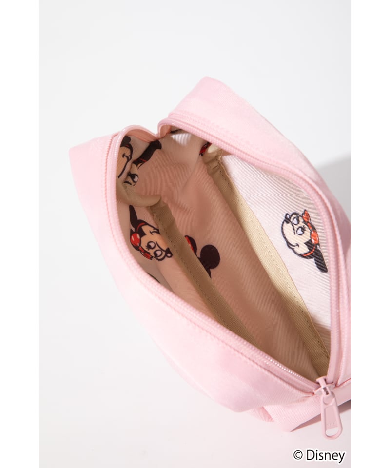 撥水】Disney / POUCH(ミニー)【WCJ-TD-014PNK-BEG02】 |