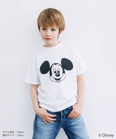 Disney / KIDS TEE（ミッキー）【WCJ-GC-051WHT01】