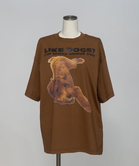 DOG TEE【WCJ-LK-031BRN】