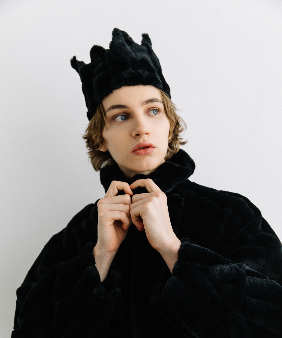 フェイクファークラウン【WCJ-SP-003BLK】※11月上旬発売予定