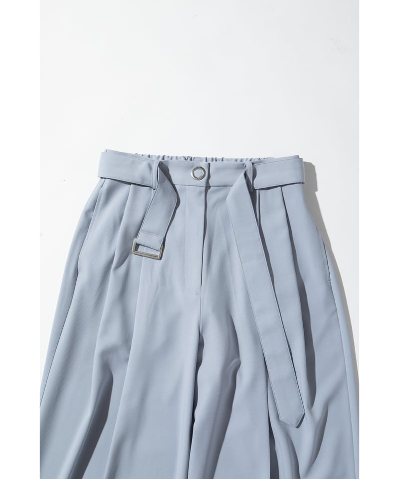 速乾】ベルト付きツータックパンツ【WCJ-TA-022SAX】 | WCJ