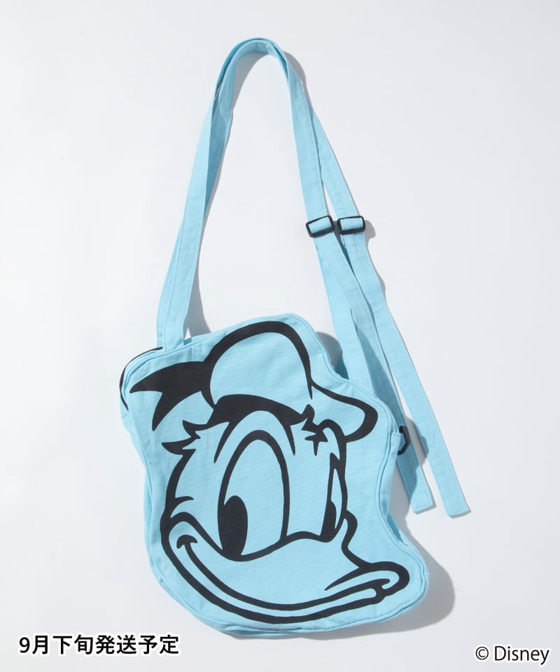 WCJ ディズニー ドナルド ショルダーバッグ Disney / FACE DESIGN SHOULDER BAG(ドナルド)【WCJ-GC-