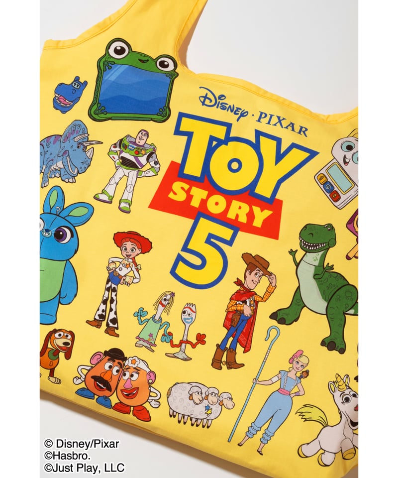 撥水】Disney / TOY STORY 5 / 膨張エコバッグ【WCJ-TD-058YE