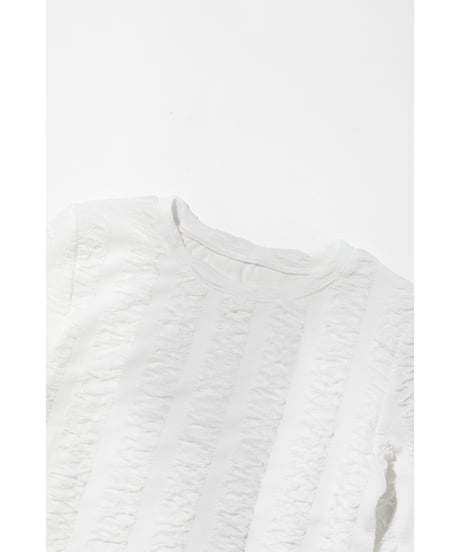 ジャガードTOPS【WCJ-PP-125WHT】