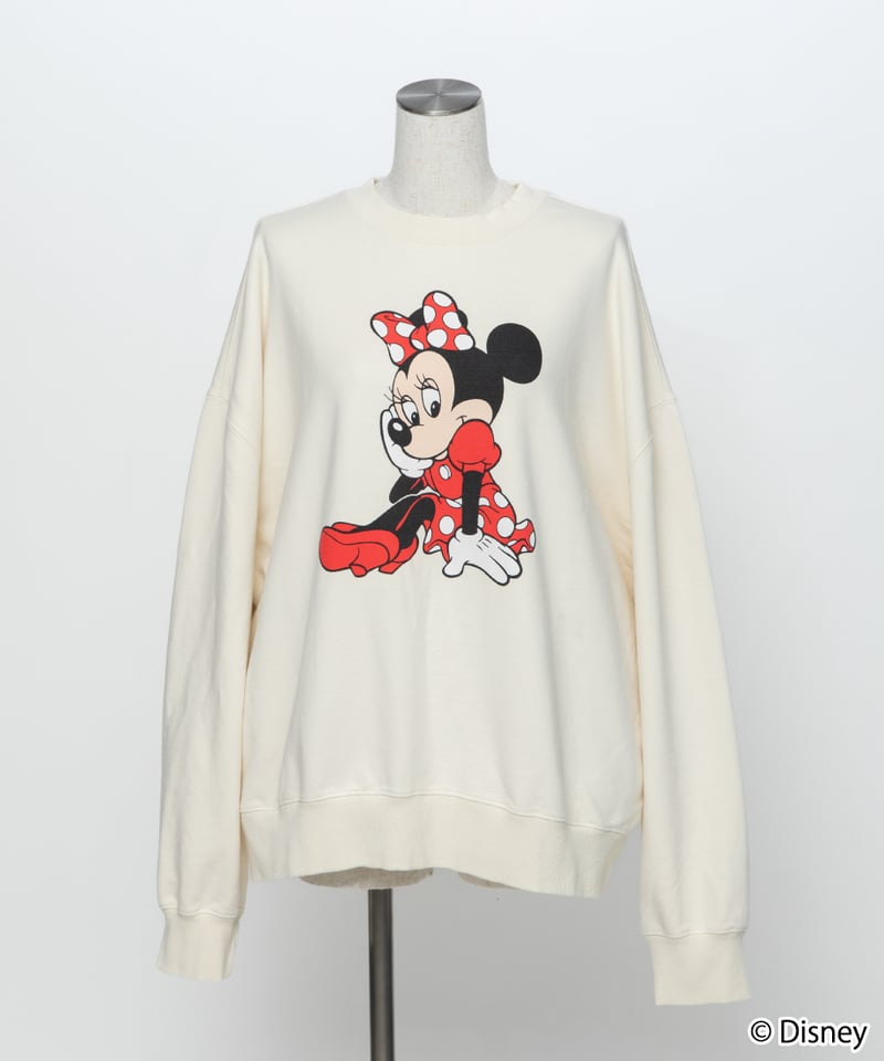 【未使用新品】WCJ MINNIE SWEAT TOP アイボリー Disney / MINNIE SWEAT TOP【WCJ-TD-021IVO】 | WCJ