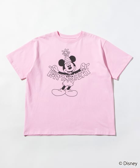 Disney / HAPPY BIRTHDAY TEE(ミッキー)【WCJ-TD-005PNK01】