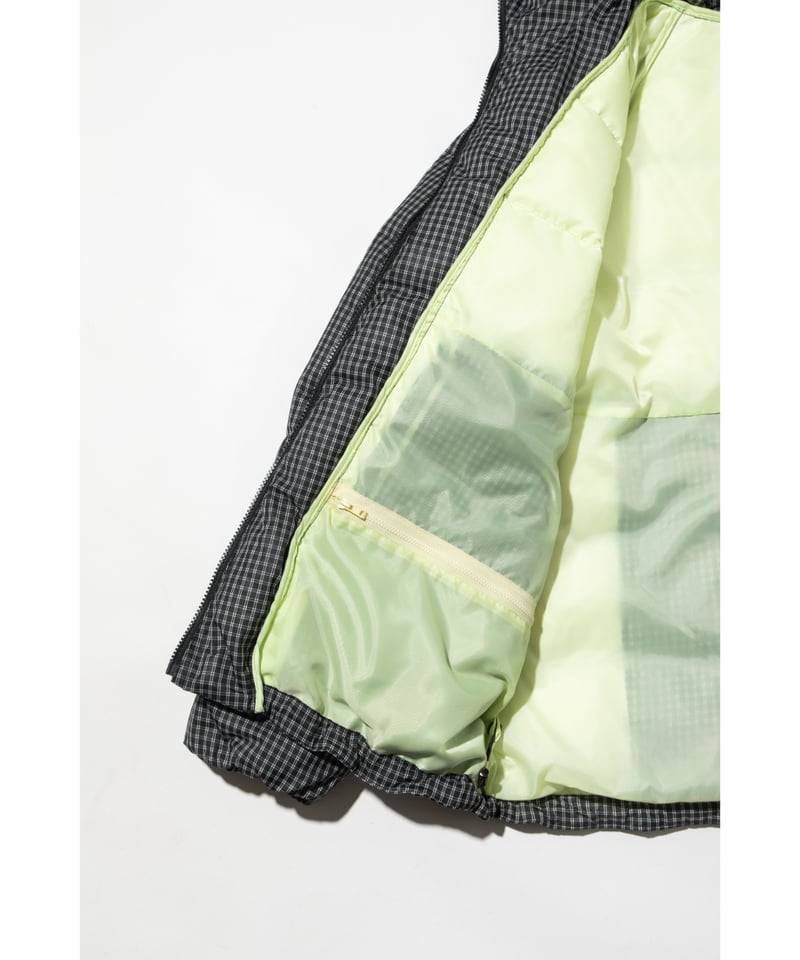 撥水】猫耳ダウンジャケット【WCJ-JF-070CHK】※12月上旬発送予定